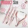 FANDAMEI Nail Care Kit, Nail Cuticle Nippers, Ingrown Toenail Tools Kit, Nail Lifter, Toenail File and Lifters Stainless Steel, Nail Cuticle Pushers, Professional Manicure and Pedicure Set, 4 PCS view 2