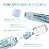 Ear and Nose Hair Trimmer Clipper - 2025 Professional Painless Eyebrow & Facial Hair Trimmer for Men Women, Battery-Operated Trimmer with IPX7 Waterproof, Dual Edge Blades for Easy Cleansing Blue view 4