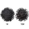 Afro Toupee HAIR WONDERS Durable Fine Mono Base Afro Toupee For Black Men 100% Real Human Hair Mono Lace PU around Easy To Install Hair Units For Black Men (8''*11''-12MM WAVE, 1# JET BLACK-110% light to medium density) view 3