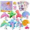 Mermaid Bath Bombs for Kids with Surprse Inside, 8PK XXL Kids Bath Bombs Gift Set for Girls, Birthday Gifts, Mermaid Party Favors, Princess Gift Box view 1