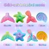 Mermaid Bath Bombs for Kids with Surprse Inside, 8PK XXL Kids Bath Bombs Gift Set for Girls, Birthday Gifts, Mermaid Party Favors, Princess Gift Box view 2