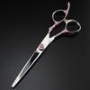 Professional Hair Cutting Shears, 6 Inch Professional Japan 440c Pink Plum Hair Scissors Cutting Barbercut Hair Salon Thinning Shears Hairdressing Scissors (Color : Cutting) view 2