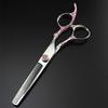 Professional Hair Cutting Shears, 6 Inch Professional Japan 440c Pink Plum Hair Scissors Cutting Barbercut Hair Salon Thinning Shears Hairdressing Scissors (Color : Thinning) view 2
