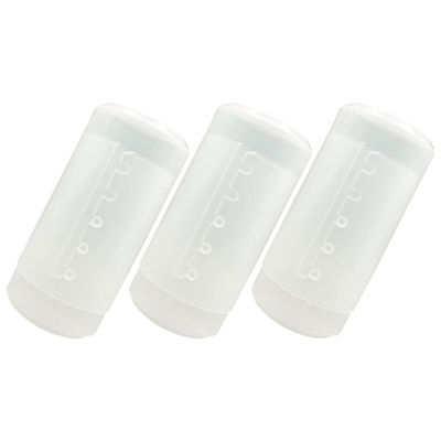 3pcs Retractable Makeup Brush Holders Clear Plastic Travel Organizers Storage for Cosmetic