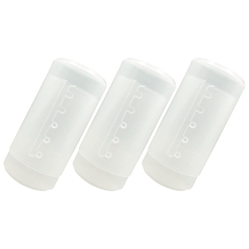 3pcs Retractable Makeup Brush Holders Clear Plastic Travel Organizers Storage for Cosmetic