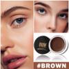 Eyebrow Pomade Brow Gel Pomade,Long Lasting Waterproof and Enhancers Eyebrow Soft Smooth,Eyebrow Makeup Gel with Eyebrow Brush for Girls and Women-Brown view 3