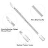 12Pack Cuticle Trimmer - Stainless Steel Nail Cuticle Nipper With Pusher - Manicure & Pedicure Tools for Finger & Toenails - Gold, Rainbow, Silver view 4