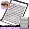 Bodermincer 10D Lash Clusters Wispy Eyelash Clusters 240pcs D Curl (10D-D Curl-12mm) view 4