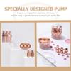 Healeved Mini Lotion Bottle Set of 3 Refillable 5Ml Travel Pump Dispensers for Skincare Creams Lotions and Serums Portable Cosmetic Liquid Containers view 3