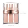 Healeved Mini Lotion Bottle Set of 3 Refillable 5Ml Travel Pump Dispensers for Skincare Creams Lotions and Serums Portable Cosmetic Liquid Containers view 4