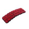 2PCS Rhinestones Snap Hair Clips for Women Girls Rectangular Hairpins Korean Barrettes Hair Accessories Red view 4
