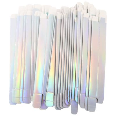 FOMIYES Lipstick Packaging Box Set 50pcs Lip Gloss Storage Cases Compact Portable
