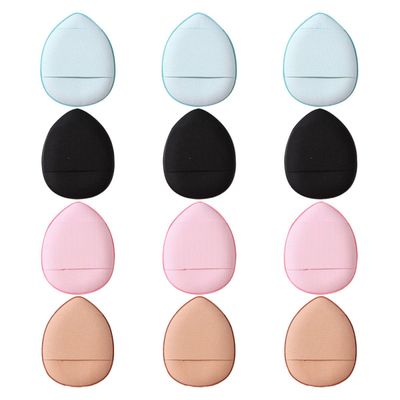 Beaupretty 12pcs Mini Cosmetic Puff for Face Makeup Soft and Skin-friendly Powder Sponges Wet Dry Application for All Skin Types Beauty Tool for Women