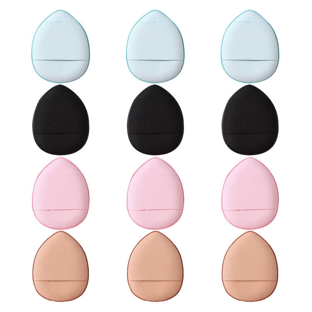 Beaupretty 12pcs Mini Cosmetic Puff for Face Makeup Soft and Skin-friendly Powder Sponges Wet Dry Application for All Skin Types Beauty Tool for Women