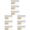 Beaupretty 9pcs Copper Wire Nail Art Cleaning Brushes for Nail Drill Bits and Polishing Compact Reusable and Multi-functional Manicure Tools view 1