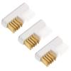 Beaupretty 6pcs Copper Wire Nail Drill Cleaning Brushes Ergonomic Nail Art Tools for Home Salon Use for Polishing and Dirt Removal view 2