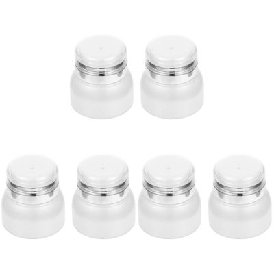 Beaupretty 6pcs Airless Pump Lotion Bottles for Travel Vacuum Cream Containers Multi-purpose Pressing Type for Hand Creams Skin Care Products and Cosmetics