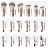 Makeup Brushes with Case, MAANGE 18 Pcs Professional Makeup Brush Set Premium Synthetic Face Kabuki Brush Kit Foundation Blush Powder Eyeshadow Brushes Set Christmas GiftCoffee) view 2