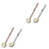 Baluue 4pcs Shower Brush Body Scrubber Long Handle Back Washer Soap Dispenser Bath Brush view 1