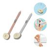 Baluue 4pcs Shower Brush Body Scrubber Long Handle Back Washer Soap Dispenser Bath Brush view 2