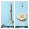 Baluue 4pcs Shower Brush Body Scrubber Long Handle Back Washer Soap Dispenser Bath Brush view 4
