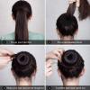 KALLORY 9sets Hair Donut Bun Makers for Women U-shaped Hairpins High Elastic Hair Ties for Creating Elegant Buns Chignons Ponytails Per view 2