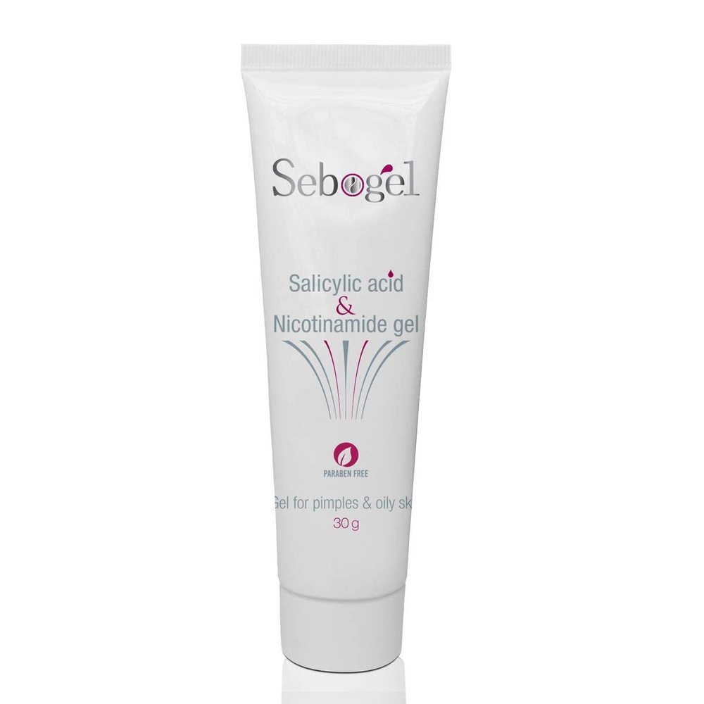 QRA Sebogel Salicylic Acid & Nicotinamide Gel for Pimples and Oily Skin, 30gm PACK OF 30