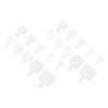 Beaupretty 2500pcs False Toenails Full Cover Nail Tips Toenail Decoration Diy Nail Art Safe Eco-friendly Multiple view 3
