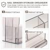 1pc Display Tools Case Holder Stand Polishes Bottle Professional Nails Polisher Base Manicure Plastic Head Lipstick Rack Women Polishing Stands Organizers Bits Container view 3