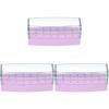 FRCOLOR 3pcs Practical Nail Drill Bits Organizer Storage Case for Manicure Polishing Lightweight Holder for Home Salon Use for Nail Art Practice and Training view 1