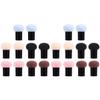FOMIYES 20pcs Mushroom Shape Cosmetic Sponge Puff for Wet and Dry Makeup Skin-friendly Beauty Powder Puff Almond and Colors view 1