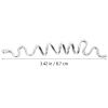 KALLORY 12pcs Spiral Braids Cuff Coil Adjustable Coils Hair Clip Charms Beards and Braid Spring Metal Men Rings Dreadlock Dread for Women Decor Girls Accessories view 4