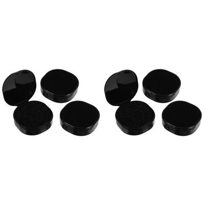 FRCOLOR 6pcs Makeup Brush Cleaning Box Reusable Sponge Tool for Efficient Eyeshadow Brush Cleaning Compact Design for Travel and Outdoor Use