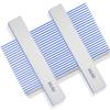 Nail Files 50pcs-Nail File 60/60 Grit for Acrylic Nails, Rough Nail Files Emery Boards for Artificial Nails, Fake Nails, Professional Double Sided Jumbo Zebra Nail File view 1