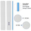 Nail Files 50pcs-Nail File 60/60 Grit for Acrylic Nails, Rough Nail Files Emery Boards for Artificial Nails, Fake Nails, Professional Double Sided Jumbo Zebra Nail File view 2