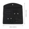 3pcs Black Scissors Bag Hairdresser Scissor Pouch Pouch Case Hair Stylist Bag Hair Stylist Salon Holder Barbershop Case view 4