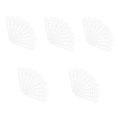 FRCOLOR 50sheets Full Cover Toe Nail Tips Press Nails for Toes Diy Art Pedicure Tools