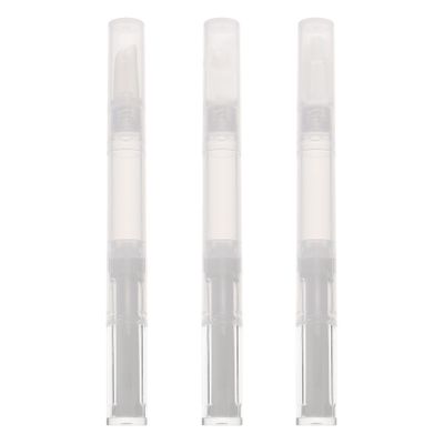 Healifty 3pcs Refillable Lip Gloss Sample Bottles Transparent Lip Glaze Containers for Travel Storage and Makeup Lightweight Leakproof Design for Convenient Carry
