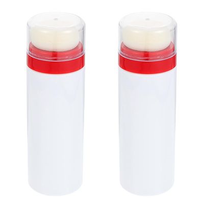 Kichvoe 2Pcs Toddler Powder Puff Box Empty Dispenser - Travel Body Powder Jar with Puff | Even Application Makeup Empty Case for Gentle Skin Care