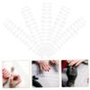 FRCOLOR 20sheets Full Cover Toenail Tips for Pedicure Ultra-thin Nail Art Supplies for Elegant Toe Decoration for Festivals Weddings and Home Use view 3