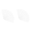 FRCOLOR 20sheets Full Cover Toenail Tips for Pedicure Ultra-thin Nail Art Supplies for Elegant Toe Decoration for Festivals Weddings and Home Use view 4