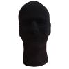 Vermon Mannequine Head Black Glasses Stand Practical Black Mannequin Model Head for Hair Salon Black view 1