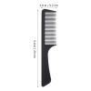 KALLORY 10pcs Carbon Fiber Hair Comb Professional Detangling Brush Tail Comb for Home Salon Styling Wide Fine Tooth Designs Lightweight Heat- for All Hair Types view 3