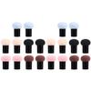 Beaupretty 20pcs Mushroom Makeup Sponge Puff Dual-use Cosmetic Applicators for Foundation Blush and Concealer Skin-friendly Design view 1