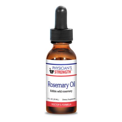 Physician's Strength Wild Rosemary Oil - 1 fl oz - Edible Wild Rosemary - Chemical Free - 432 Servings