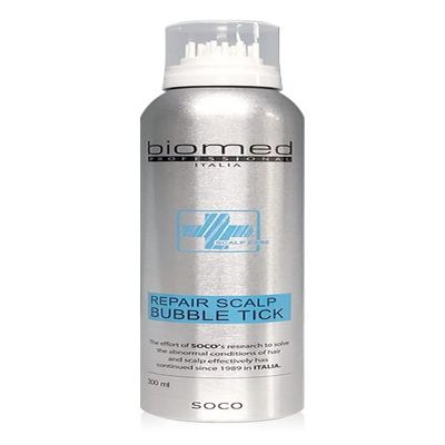 Biomed Professional Italia Repair Scalp Bubble Tick Foam, For Hair Loss and Hair Regrowth, Treatment for Thinning, Foam 10.14 fl oz/ 300 ml