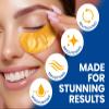 Stylia Under Eye Patches for Puffy Eyes and Dark Circles (20 Pairs) - 24k Gold Under Eye Mask with Vitamin C, Hyaluronic Acid, Pearl Extract - Eye Masks for Dark Circles and Puffiness view 4