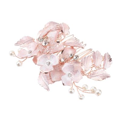 Beaupretty Crystal Hair Comb Bridal Wedding Accessory Shiny Headpiece for Women's Attire
