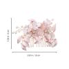 Beaupretty Crystal Hair Comb Bridal Wedding Accessory Shiny Headpiece for Women's Attire view 2