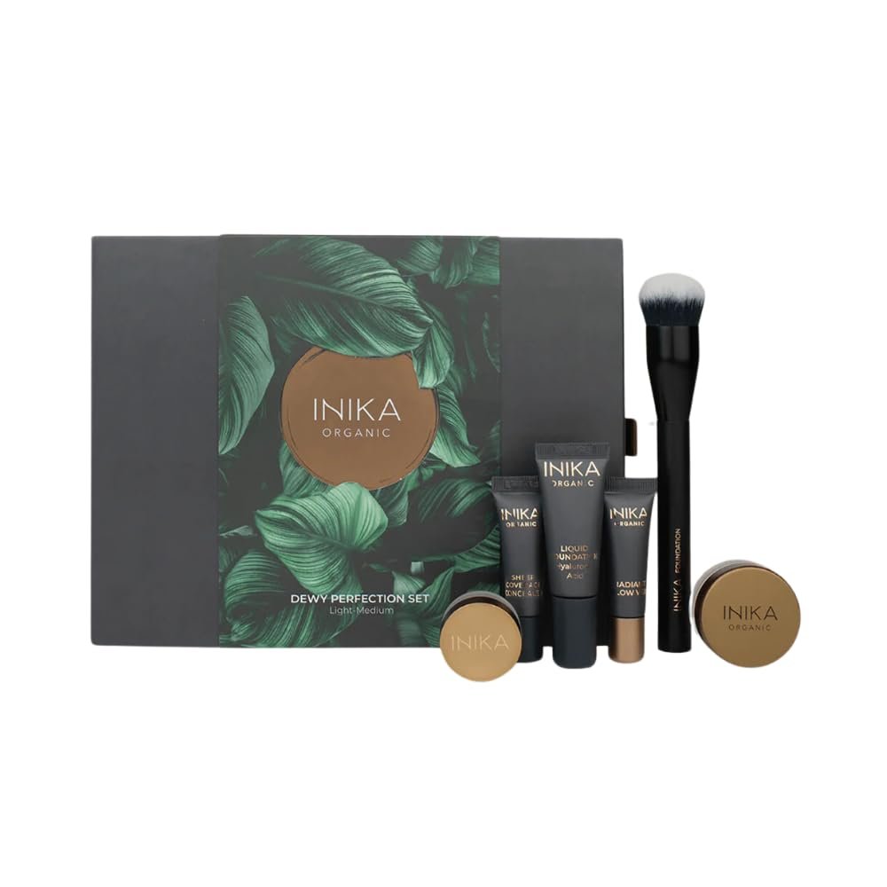 INIKA Organic Dewy Perfection Set (Light/Medium)